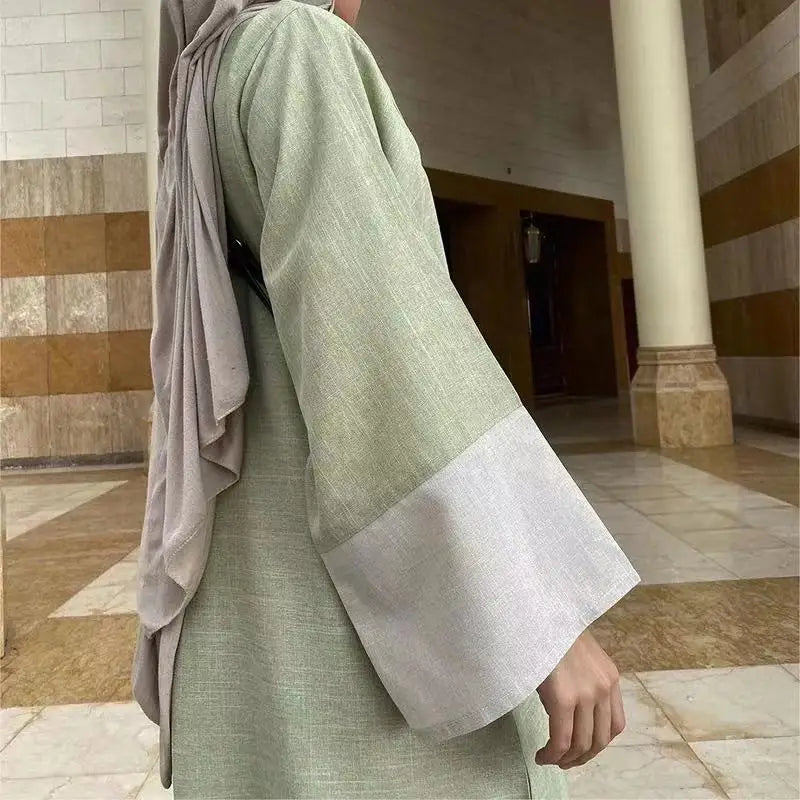Noor – Minimalistische Abaya van Luchtig Linnen
