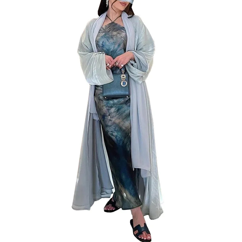 Soraya – Shiny Stretch Maxi Jurk met perfecte Pasvorm