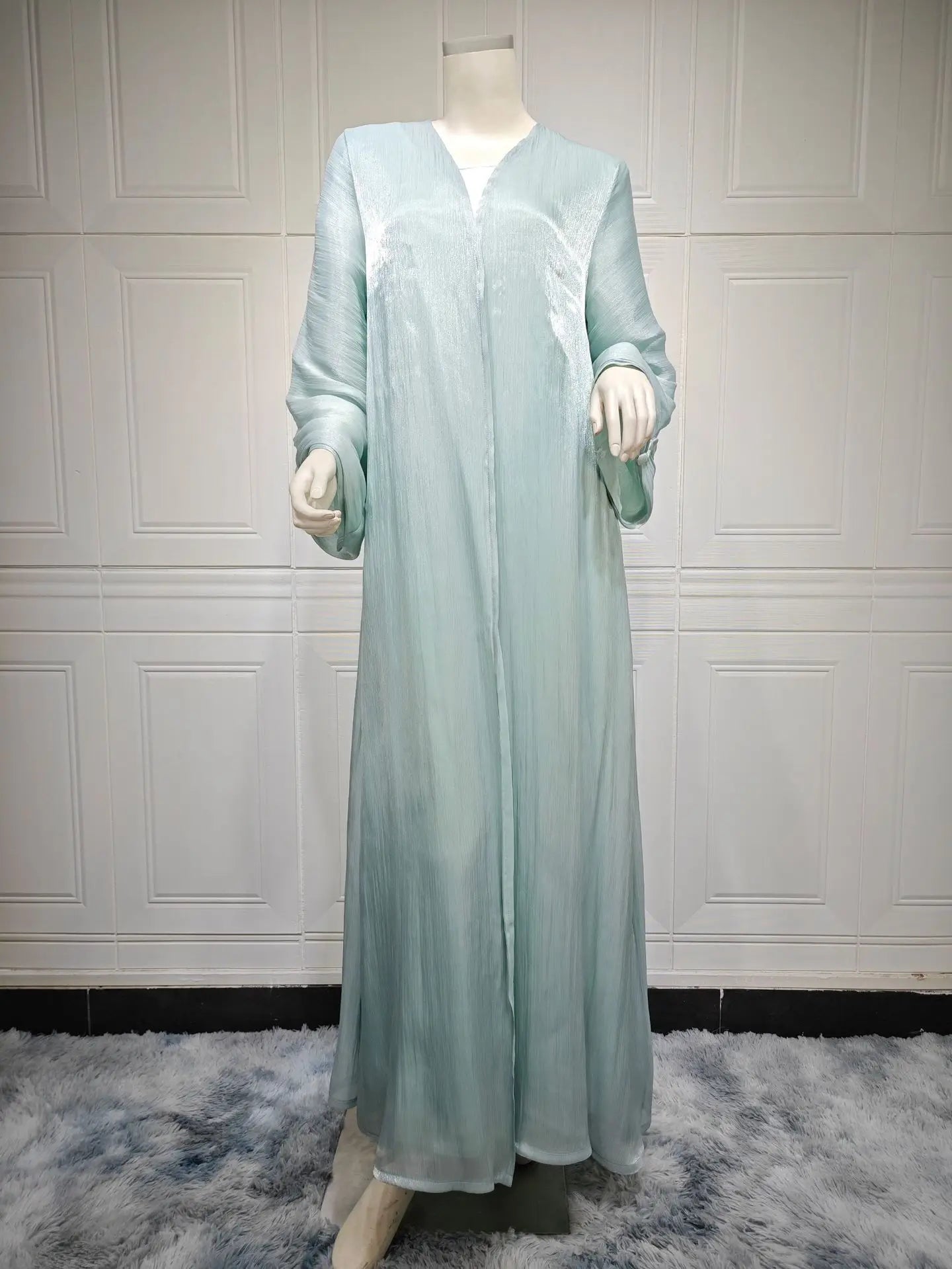 Soraya – Shiny Stretch Maxi Jurk met perfecte Pasvorm
