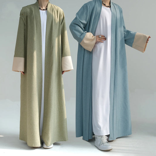 Noor – Minimalistische Abaya van Luchtig Linnen